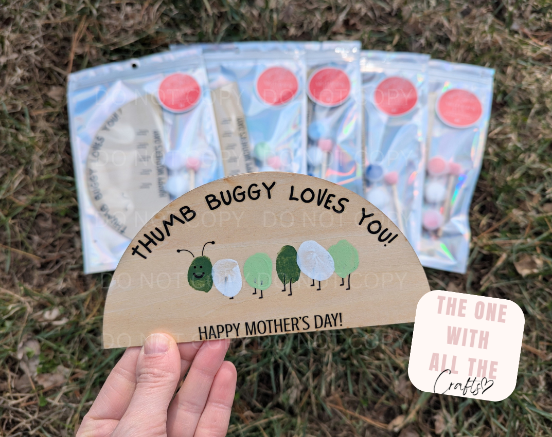 Thumb Buggy Mother's Day Craft Kit