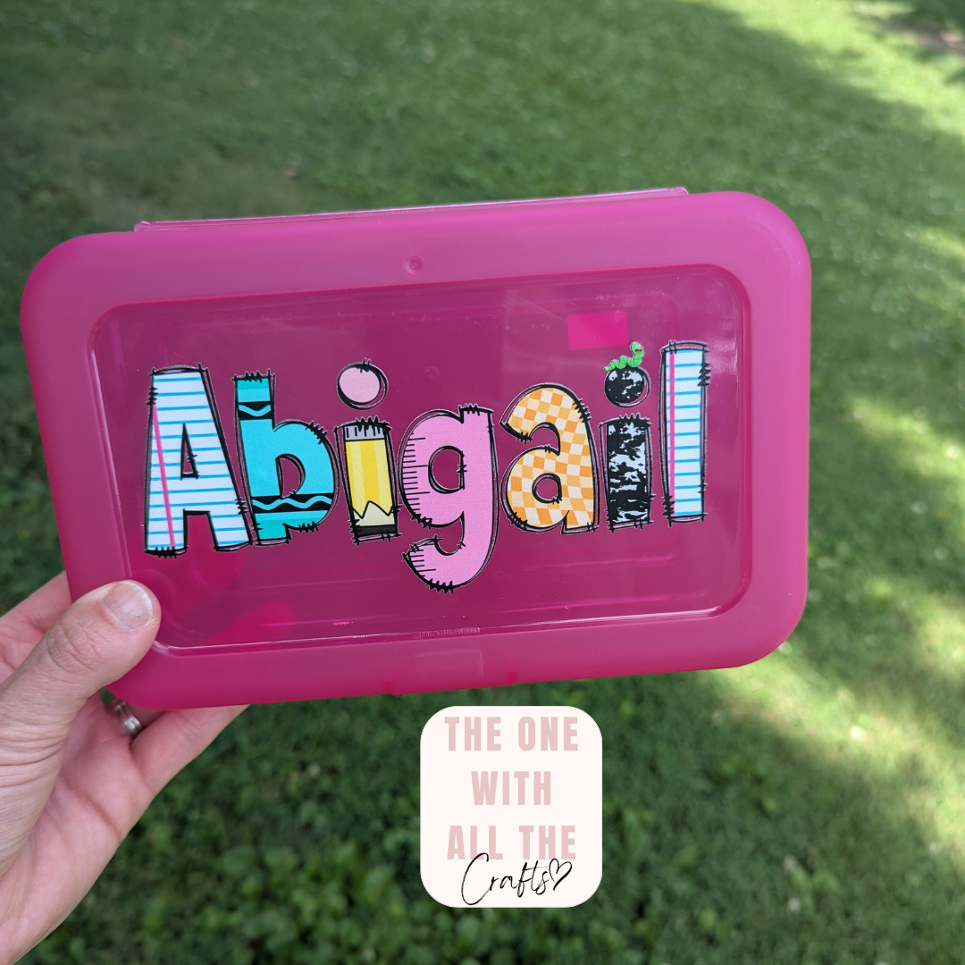 PERSONALIZED Pencil Box
