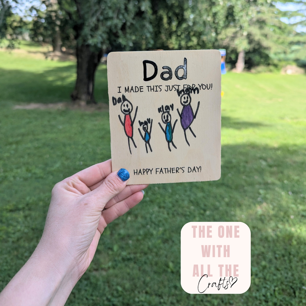 PERSONALIZED Father's Day Craft Kit