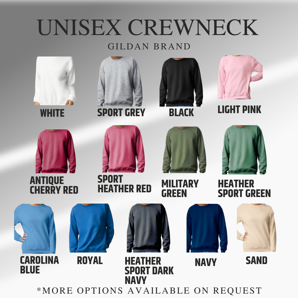 CUSTOM I Wear My Heart on My Sleeve Crewneck/Hoodie