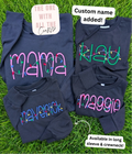 Christmas Lights Custom Name Family Matching Crews/Long Sleeves