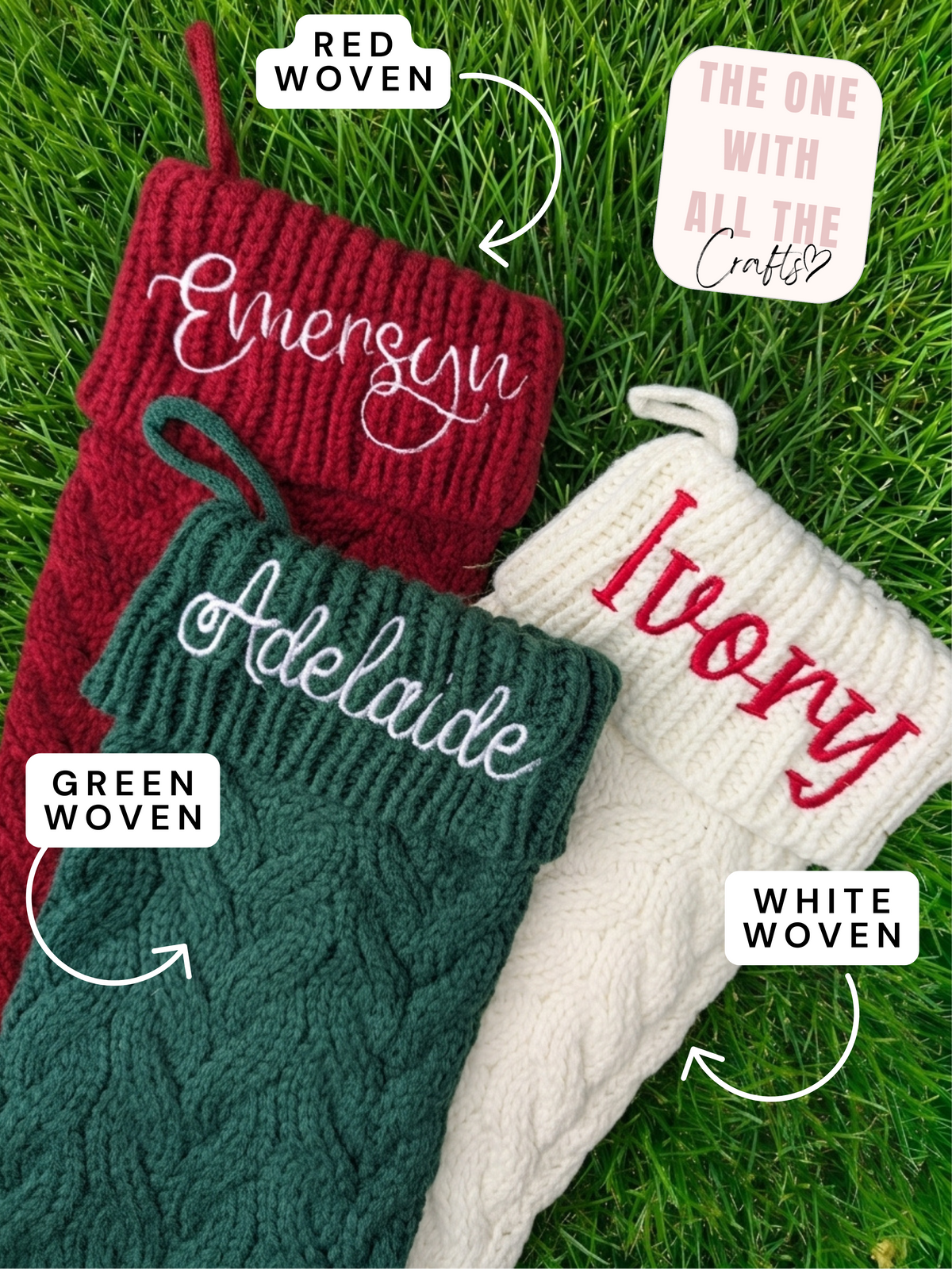 Embroidered Custom Name Stockings