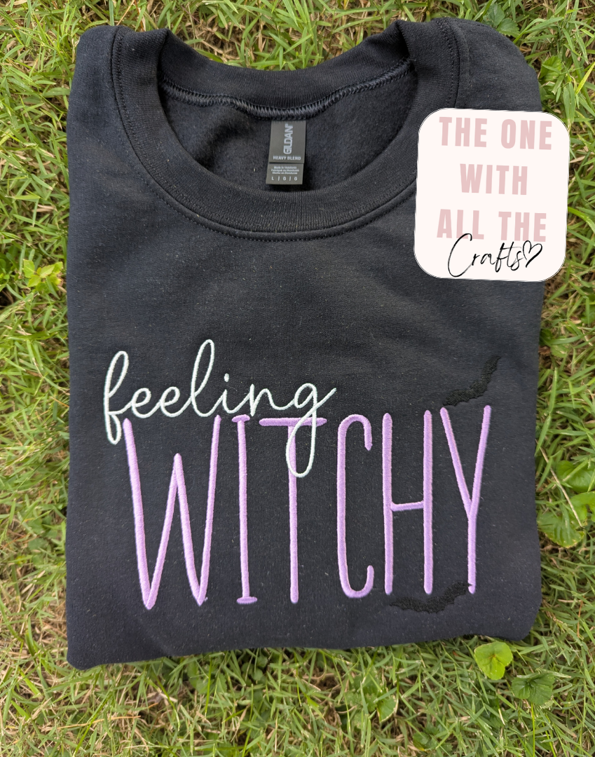 Feeling Witchy Embroidered Crewneck