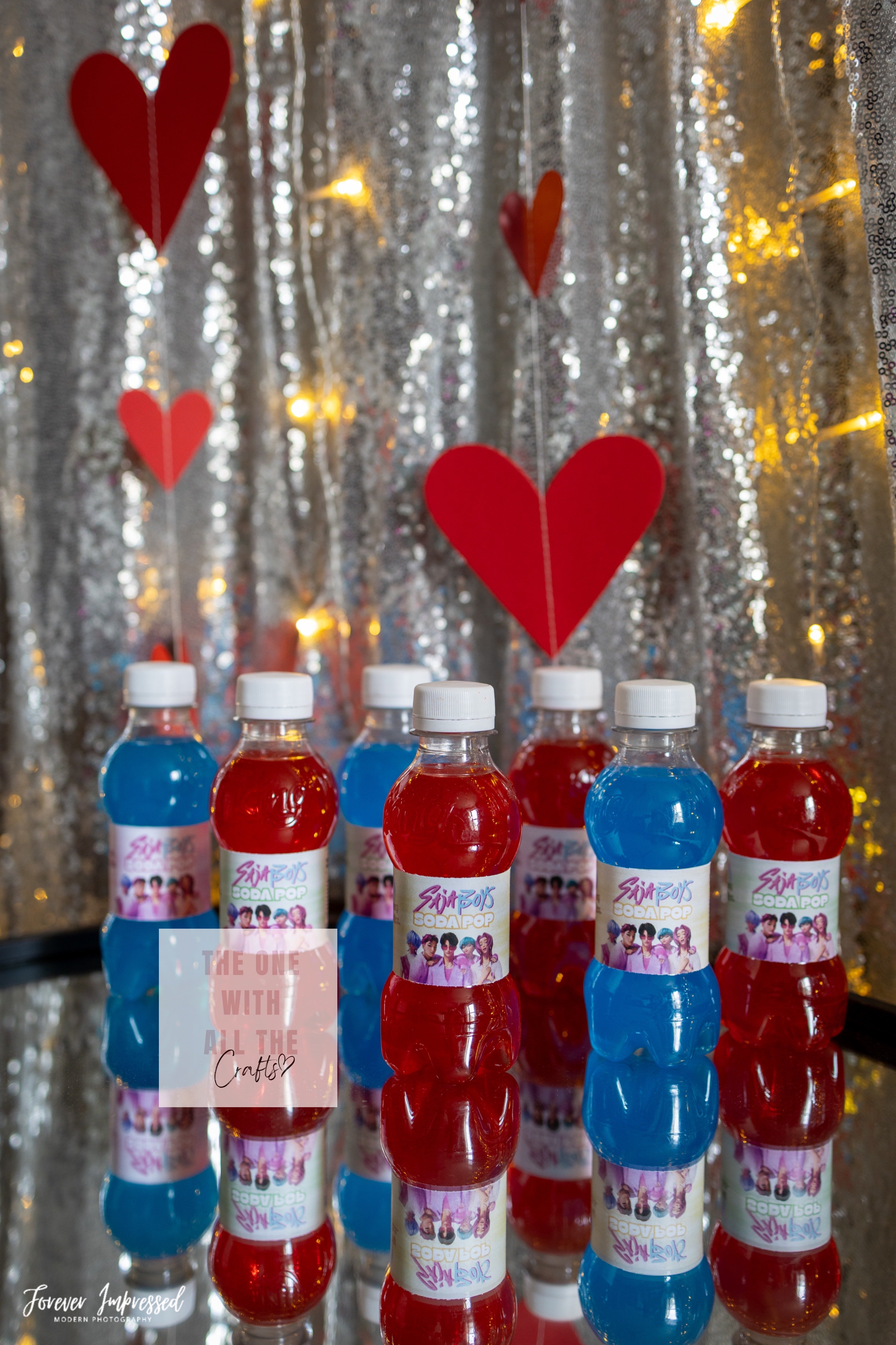 School Valentines- Red/Blue Soda