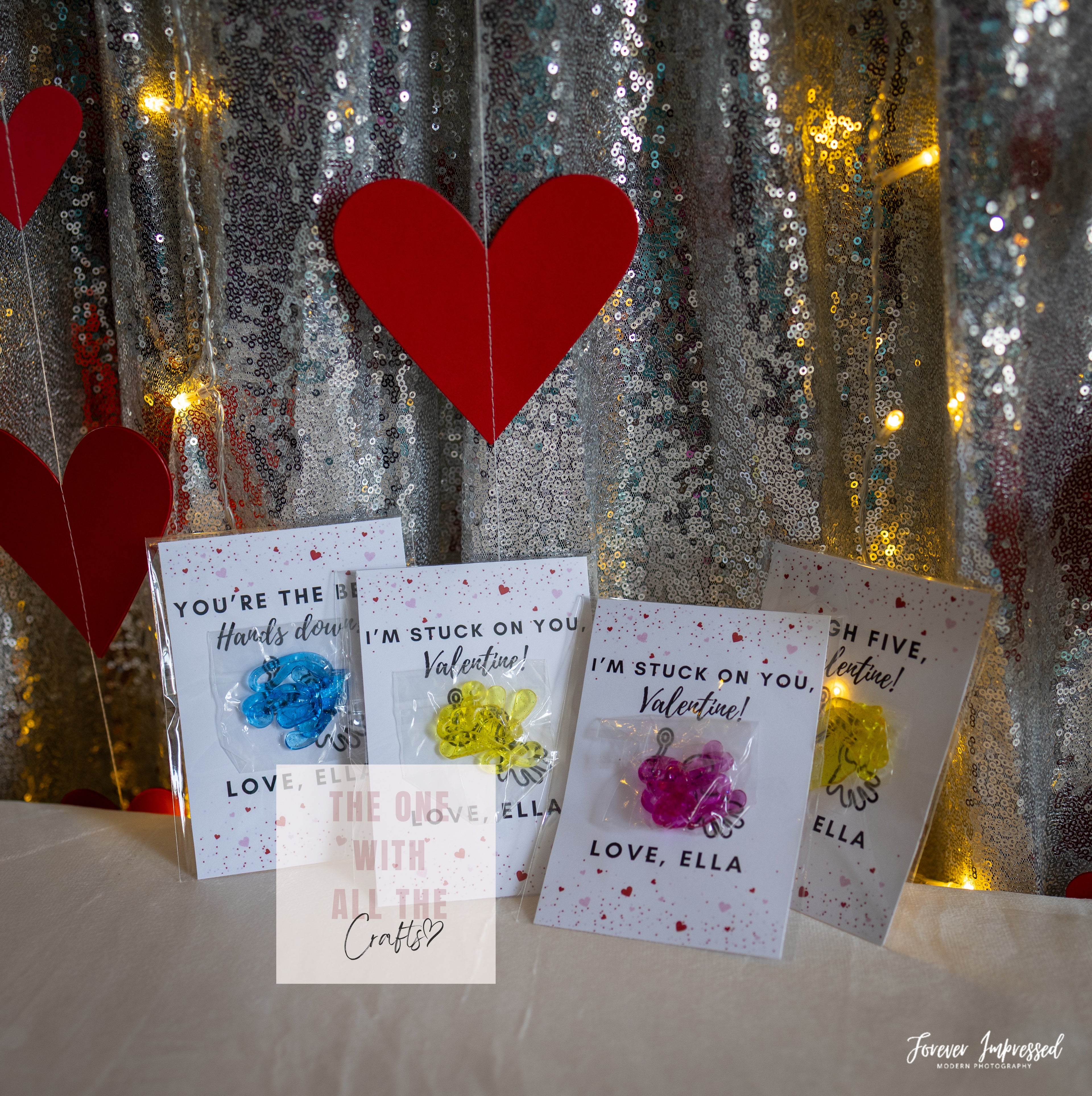 School Valentines- Sticky Hands