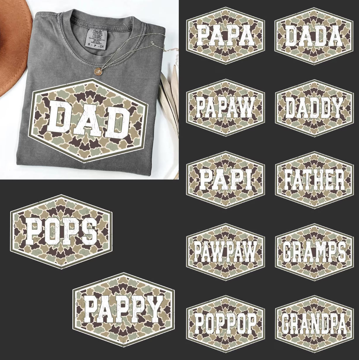 Camo Name Tee