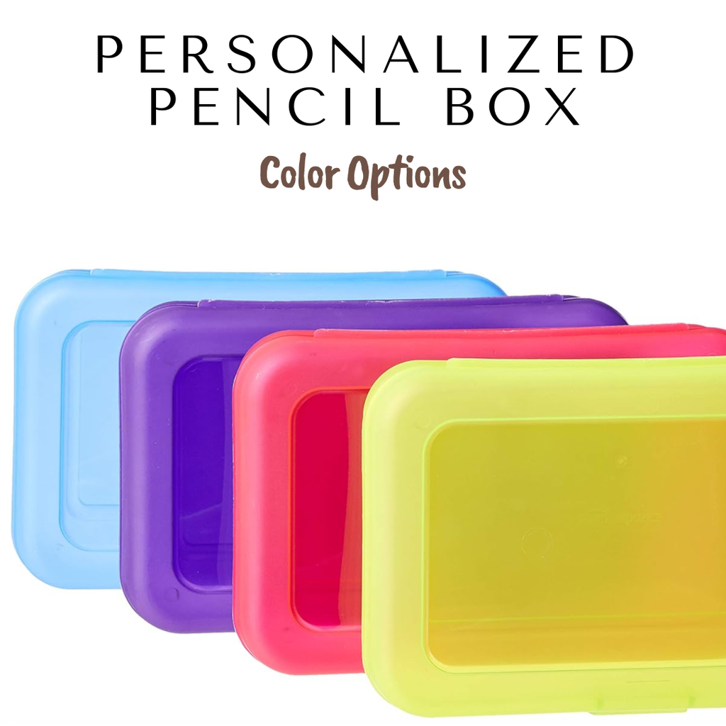 PERSONALIZED Pencil Box