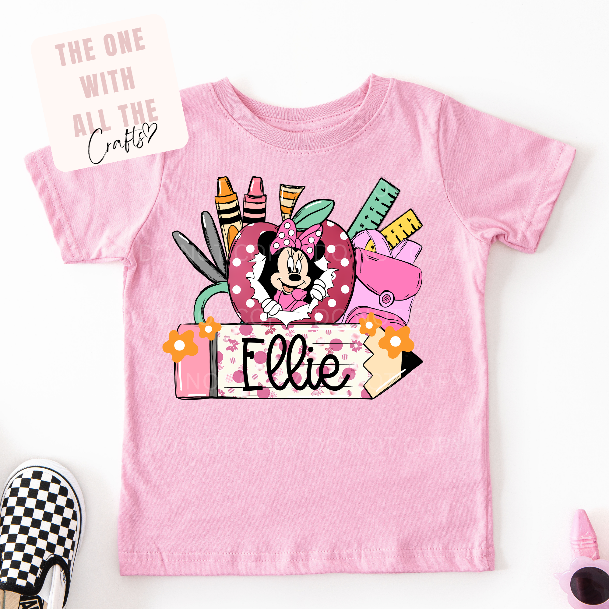 Personalized Character School Tee