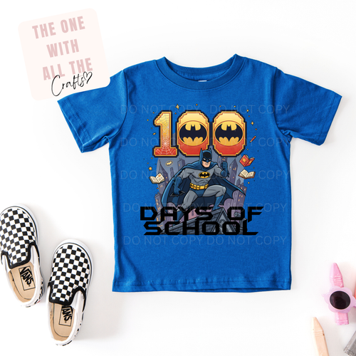 Bat Hero 100 Days of School Tee