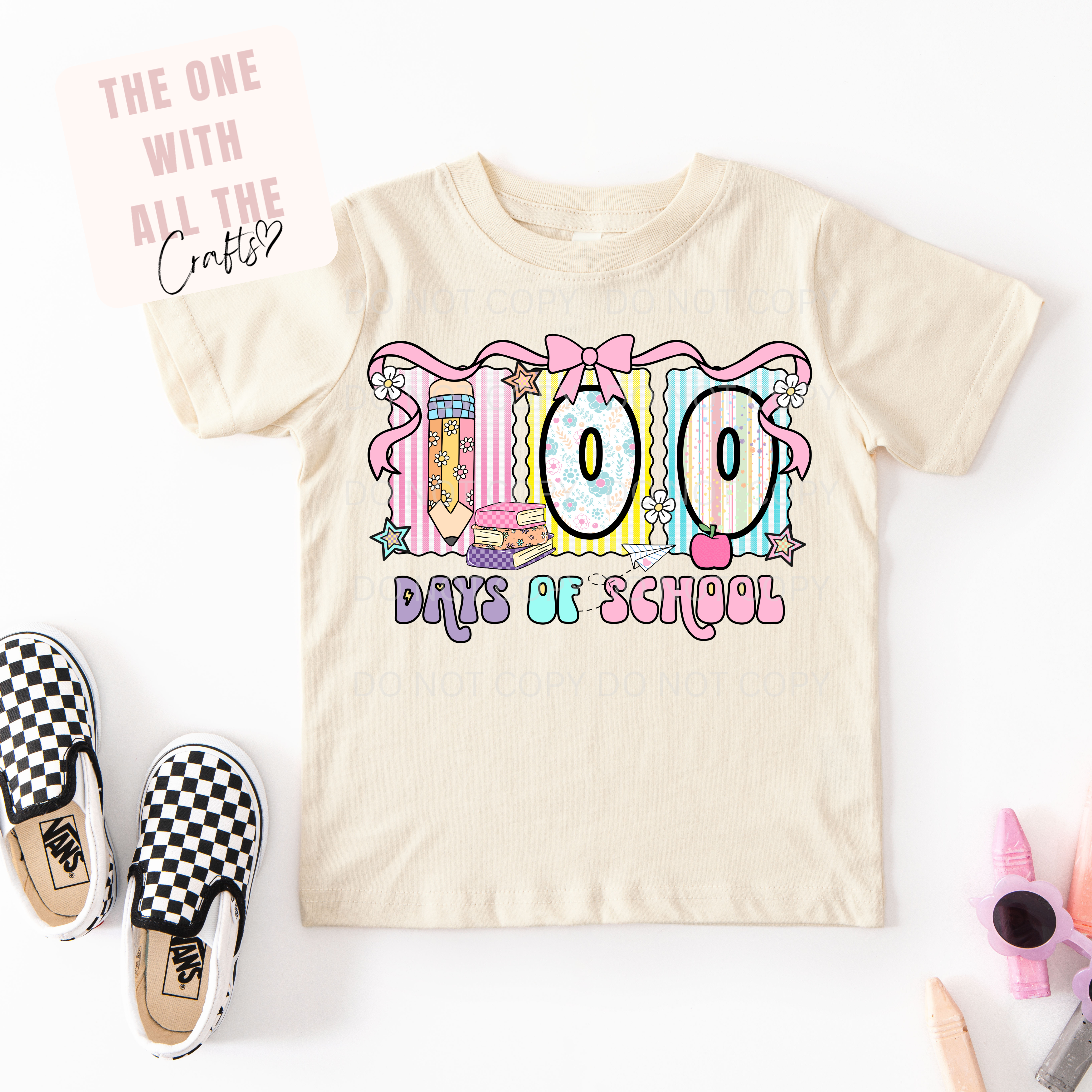100 Days of School Coquette Tee