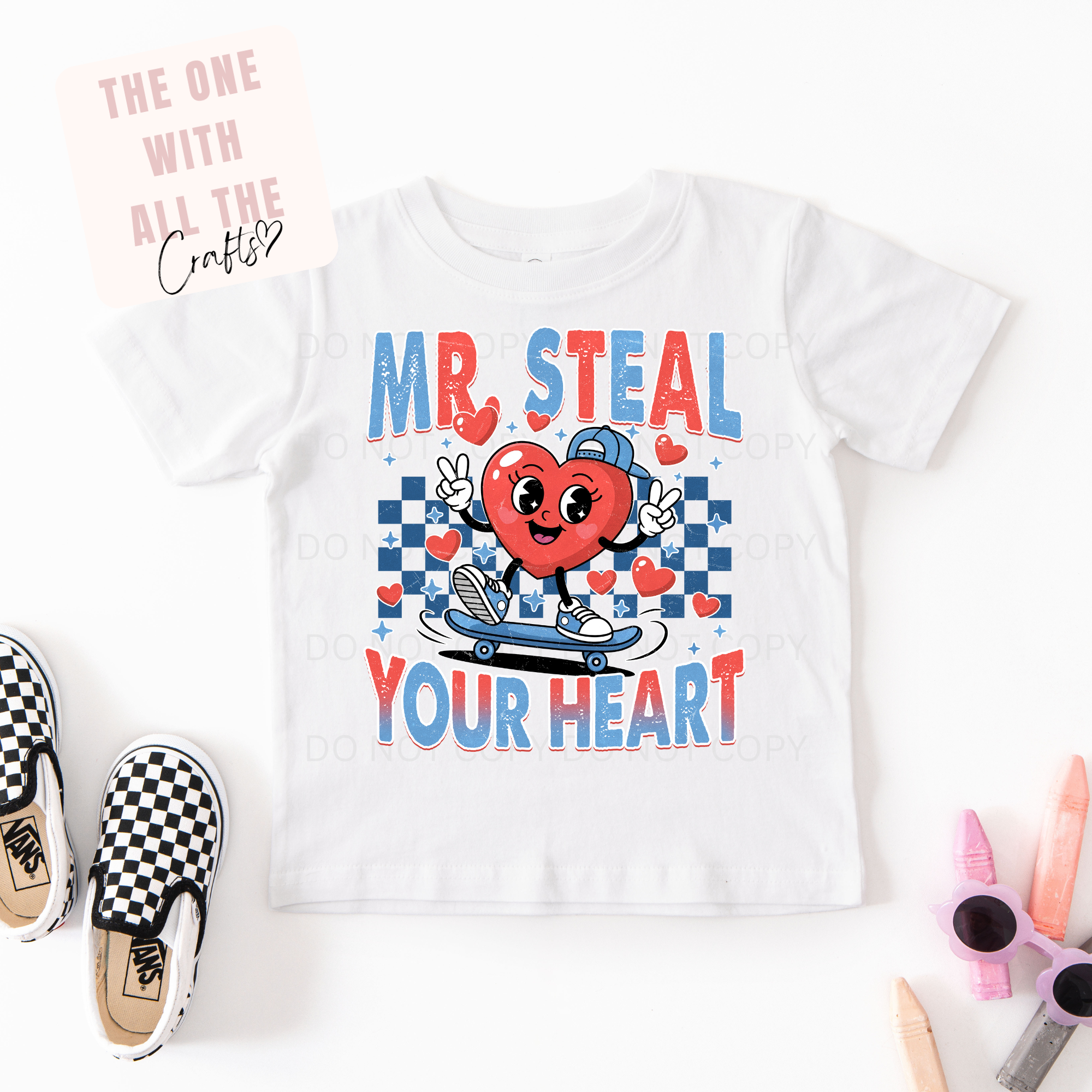Mr and Miss Steal Your Heart Valentine Tee