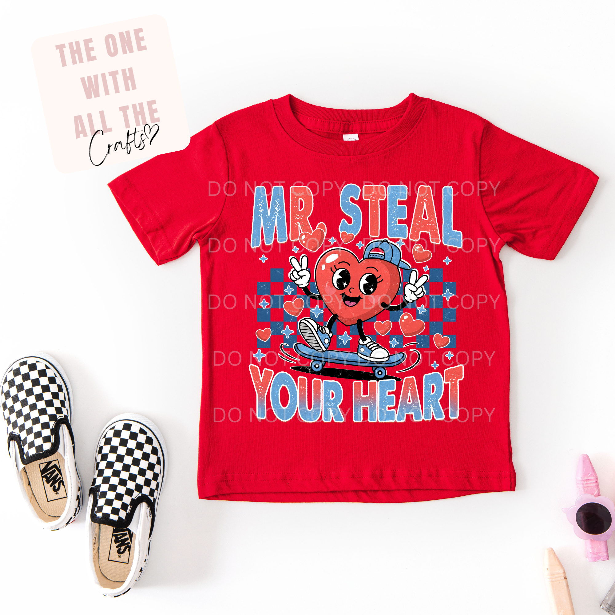 Mr and Miss Steal Your Heart Valentine Tee