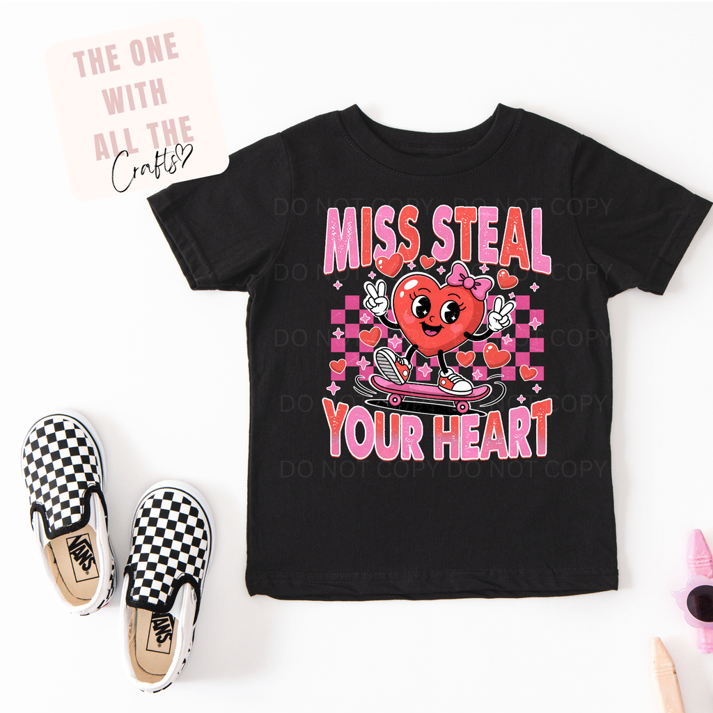Mr and Miss Steal Your Heart Valentine Tee