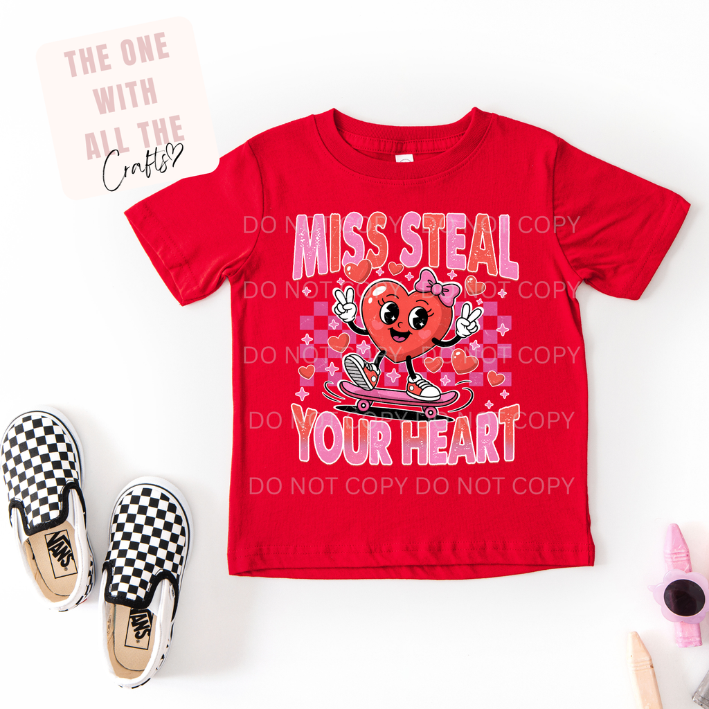Mr and Miss Steal Your Heart Valentine Tee