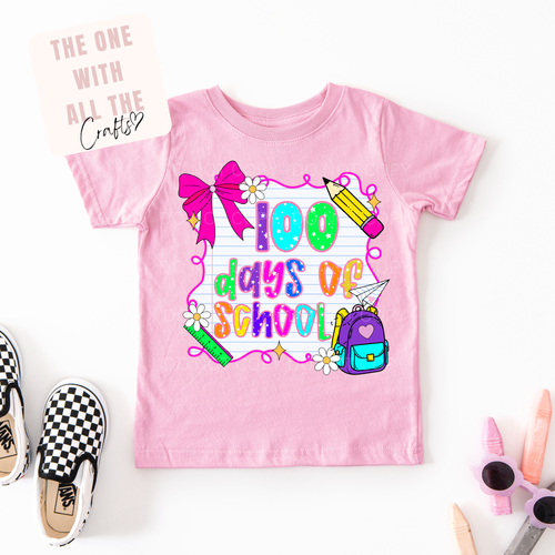 100 Days of School Tee Pencil Tees