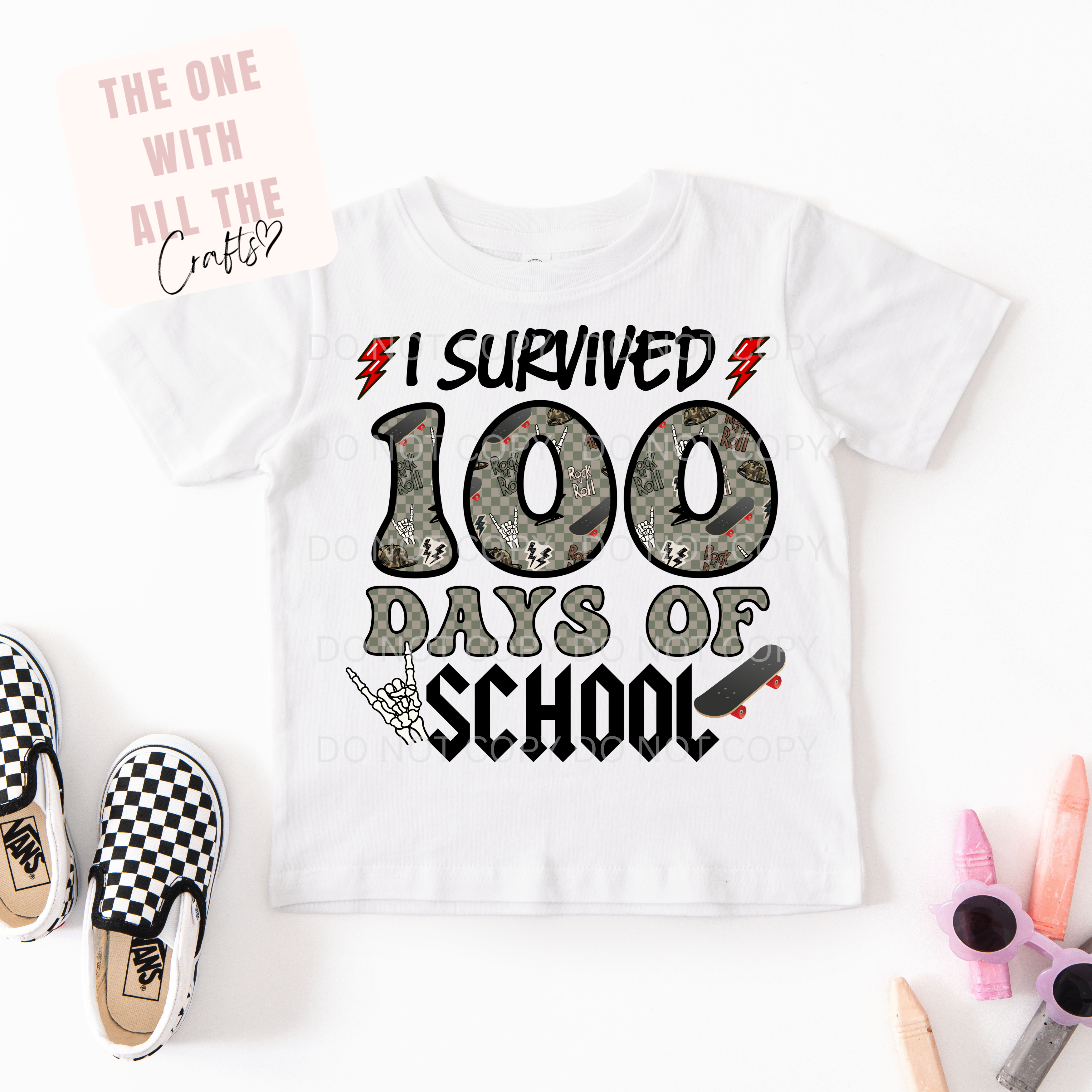 Survived 100 Days of School Tee