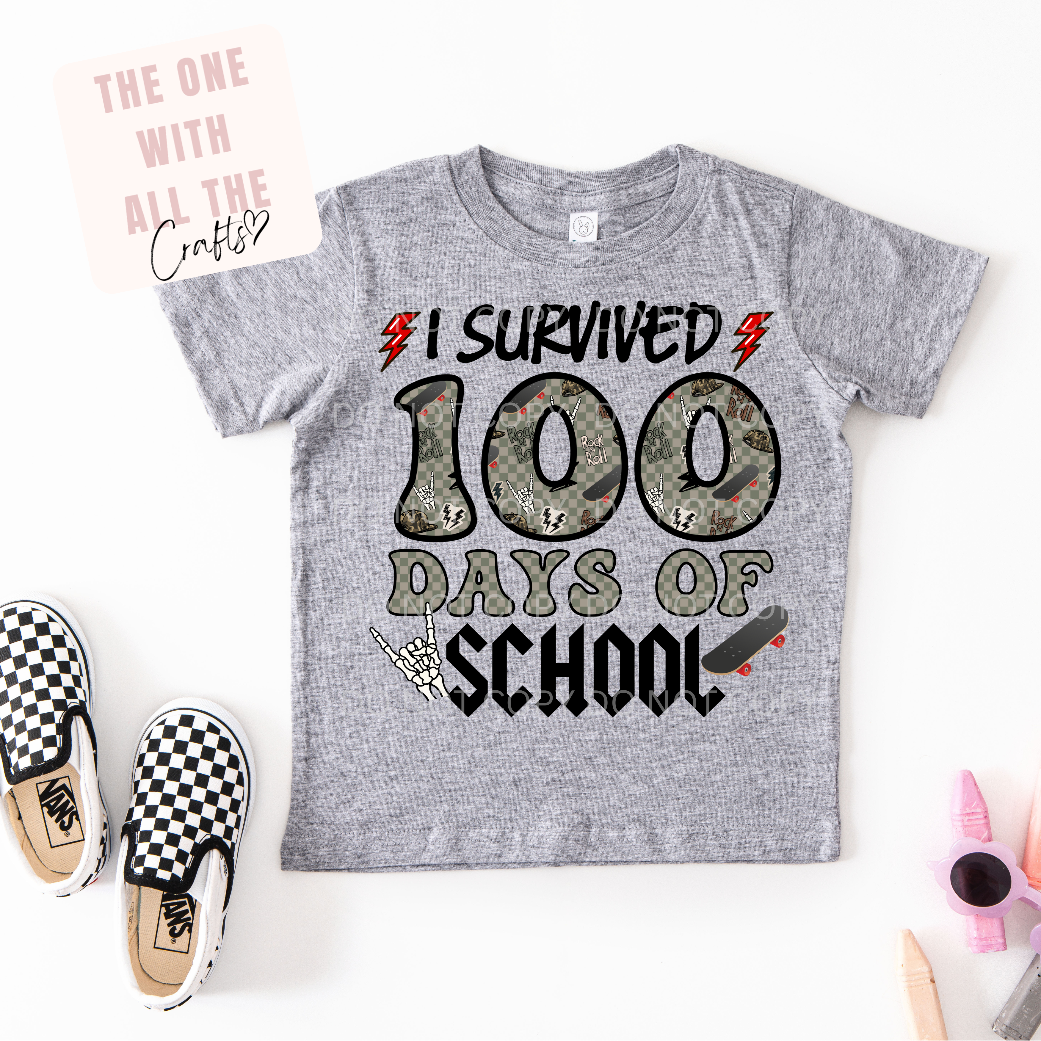 Survived 100 Days of School Tee