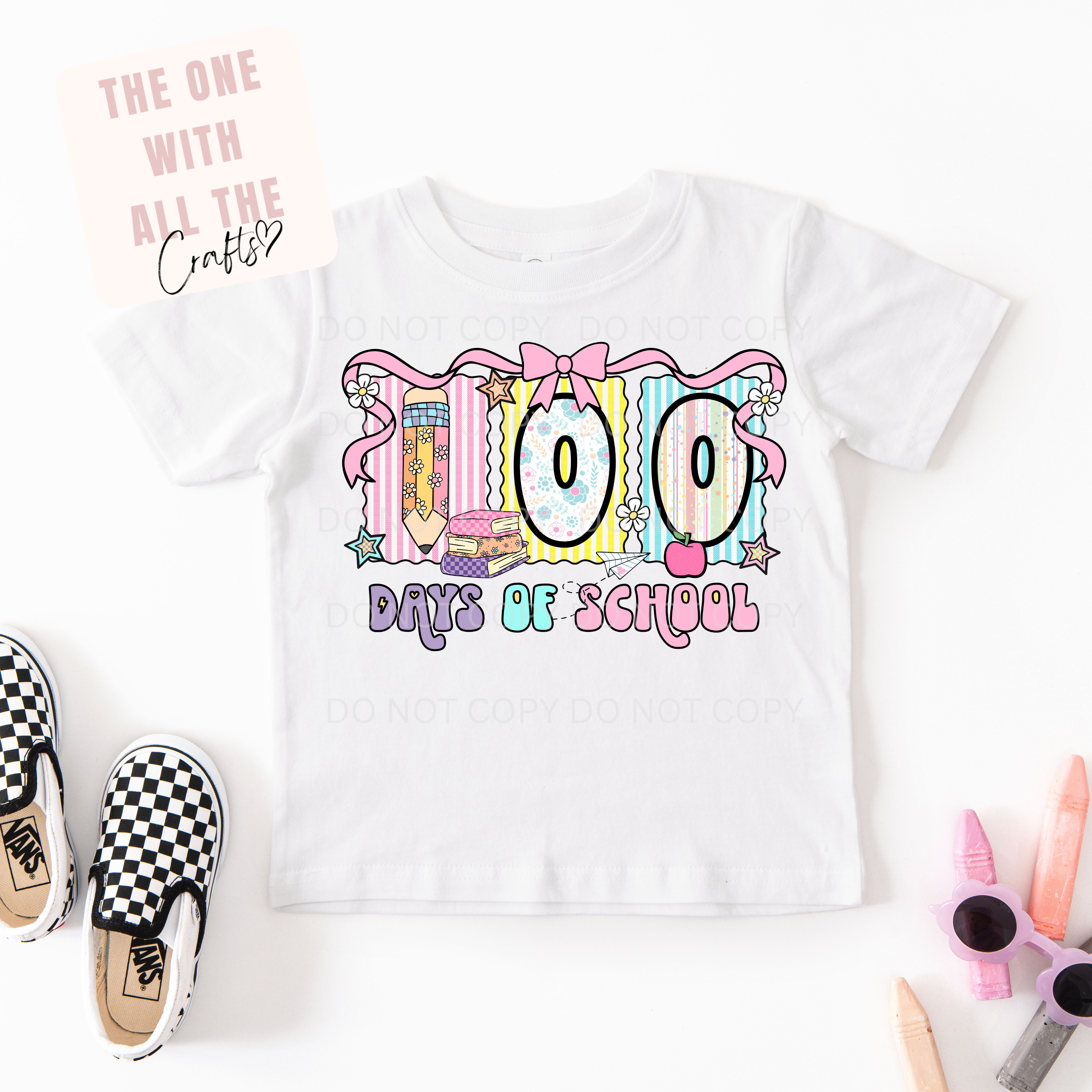 100 Days of School Coquette Tee