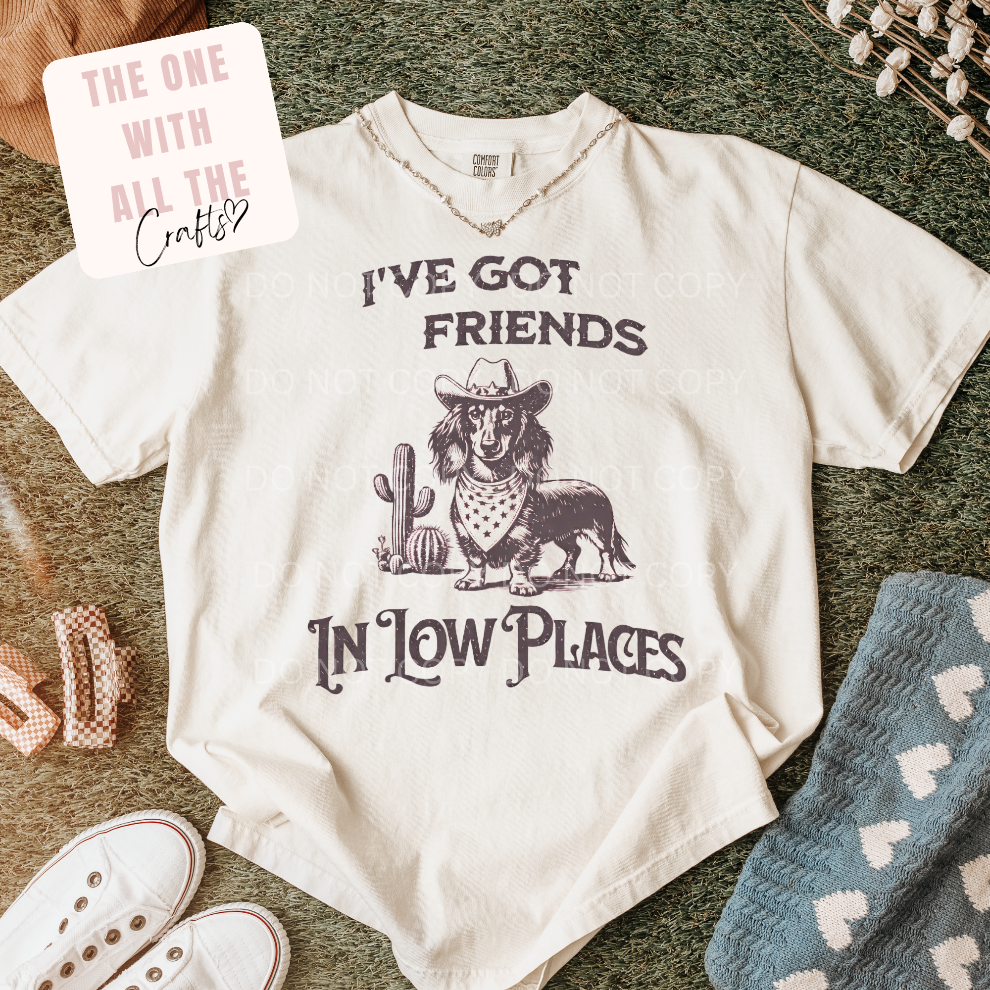 Friends In Low Places Dog Tee