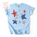 She Loves Jesus and America Too Stars Tee