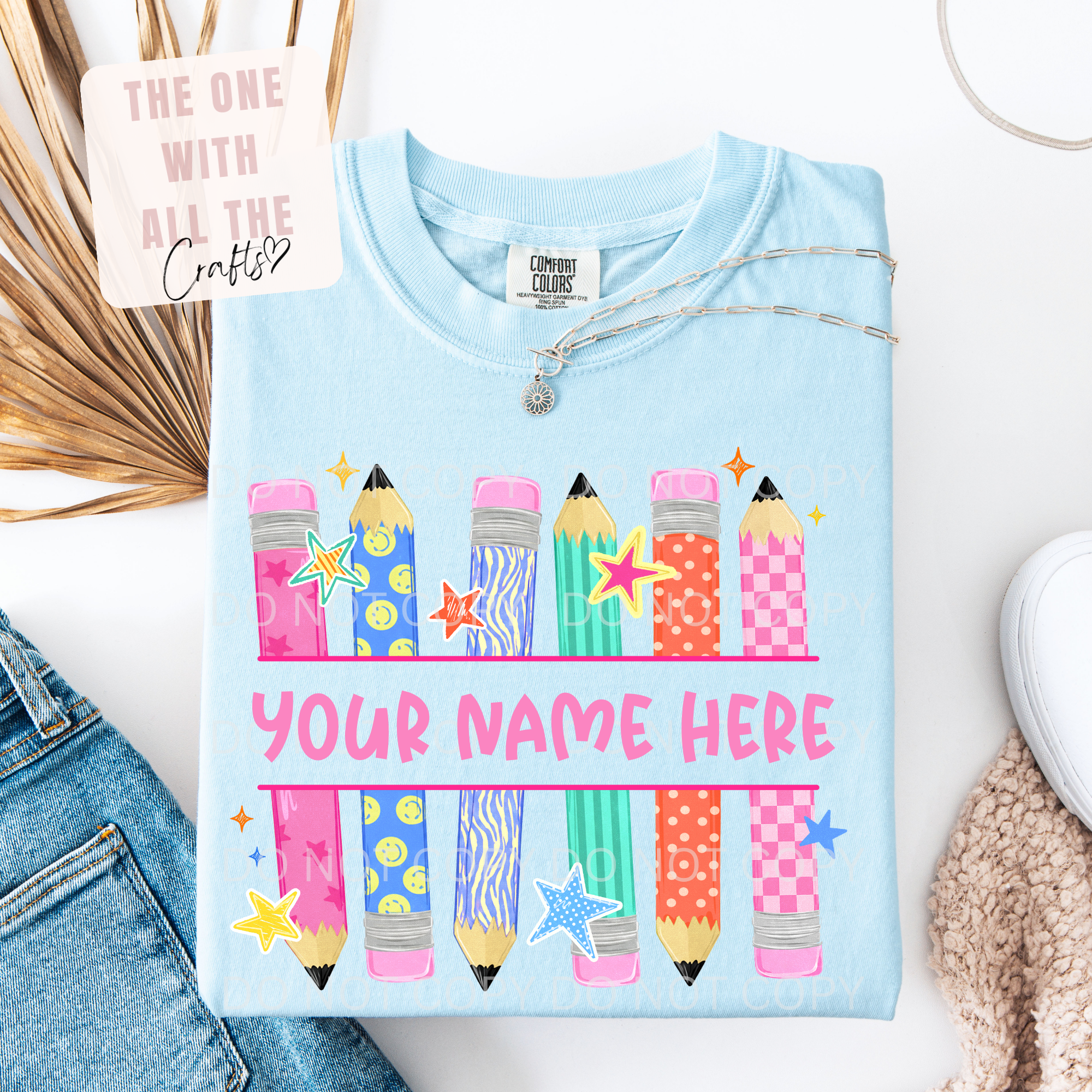 Pencil Custom Name Tee