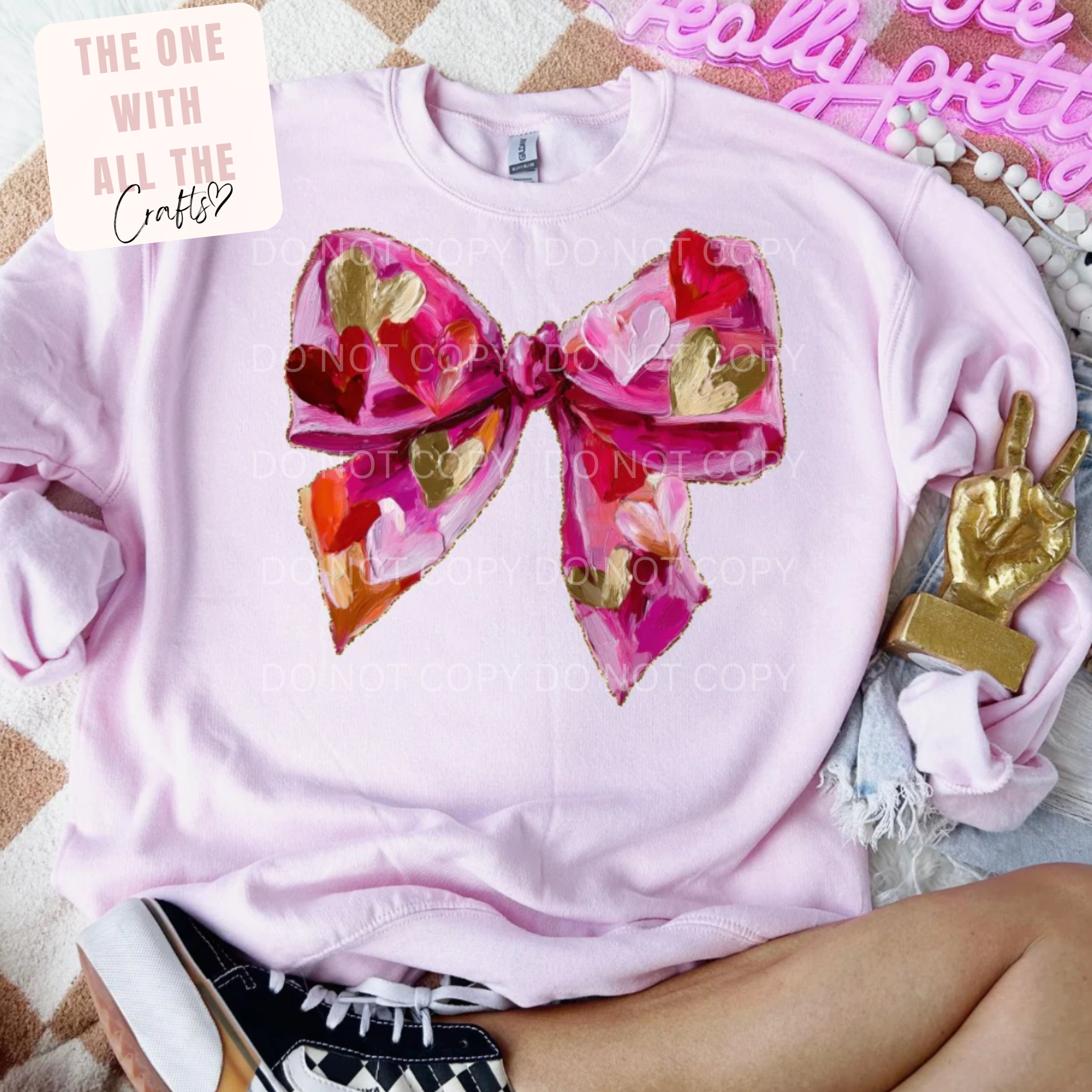 Valentine Bow Tee/Crew